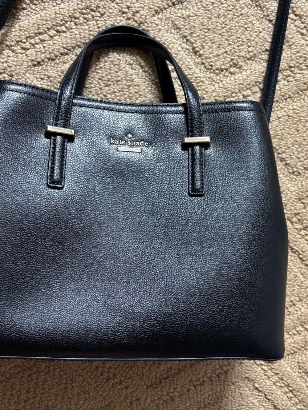 kate spade structured pebbled